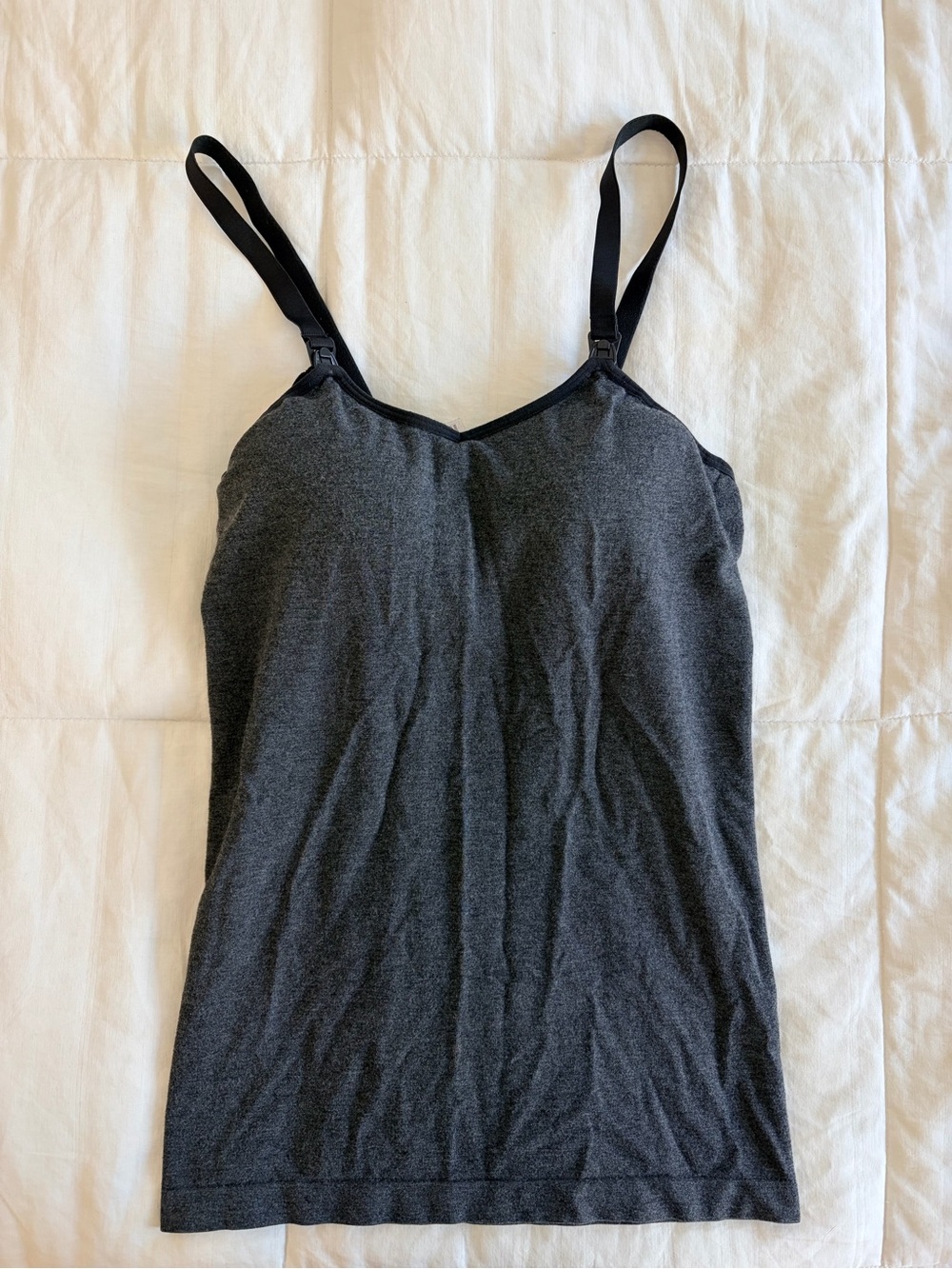 Auden Nursing Tanks with Black Straps Set of Two